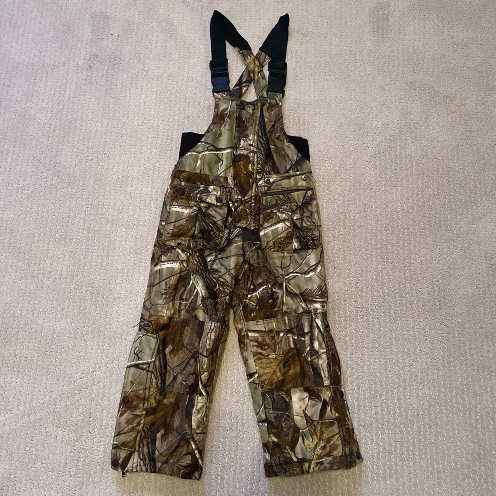 Remington Youth 4/5 Realtree Camo Hunting Bibs
